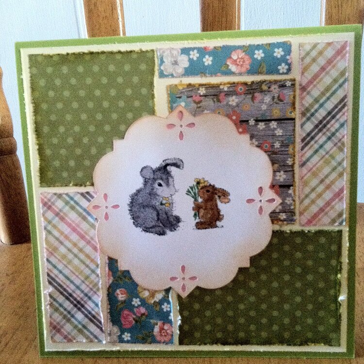 Quilted Easter Card