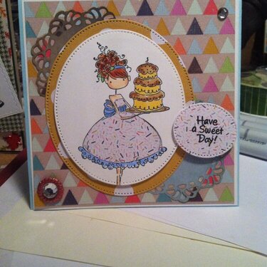 "Have a Sweet Day" Birthday card