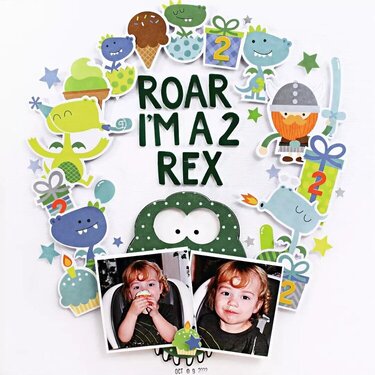 Roar I'm a 2 rex
