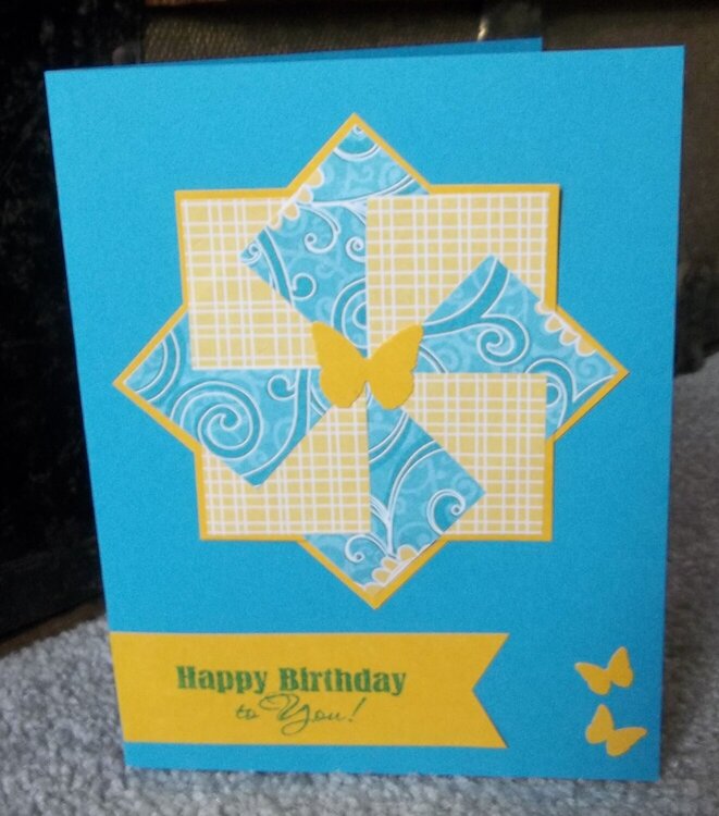 Pinwheel Birthday Card
