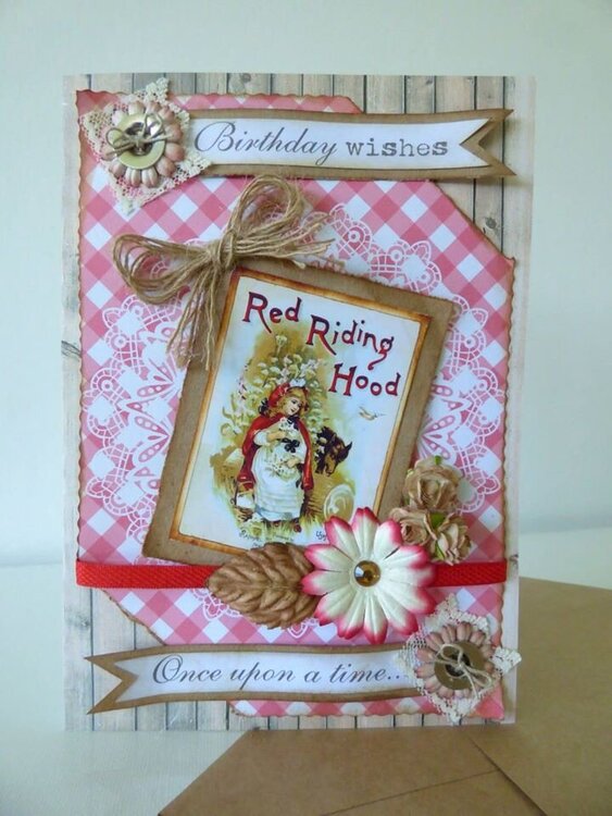 Red Riding Hood birthday card