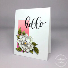 One Layer Card - Floral