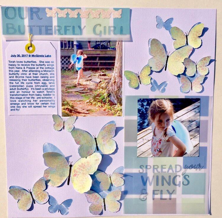 Our butterfly girl