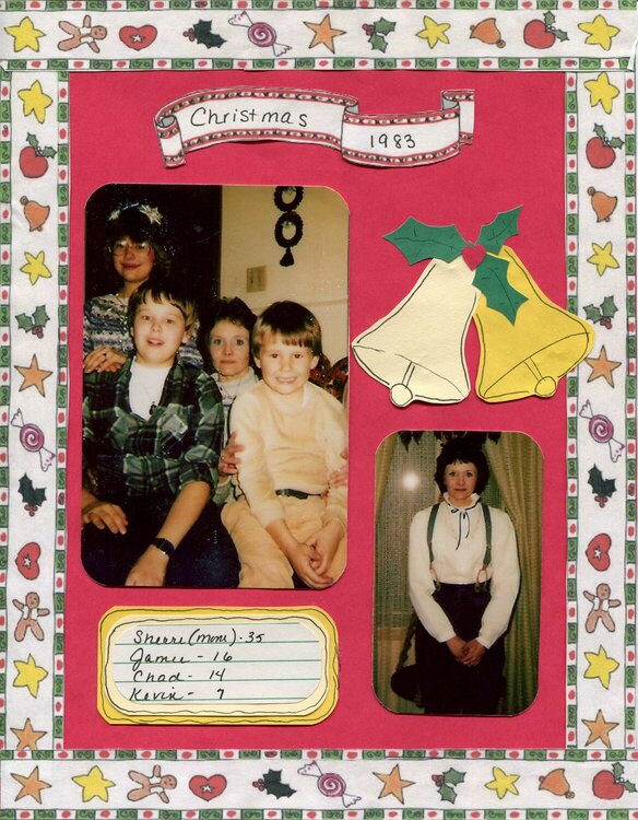 Christmas&#039; Gone By - 1983, Mom &amp; us kids