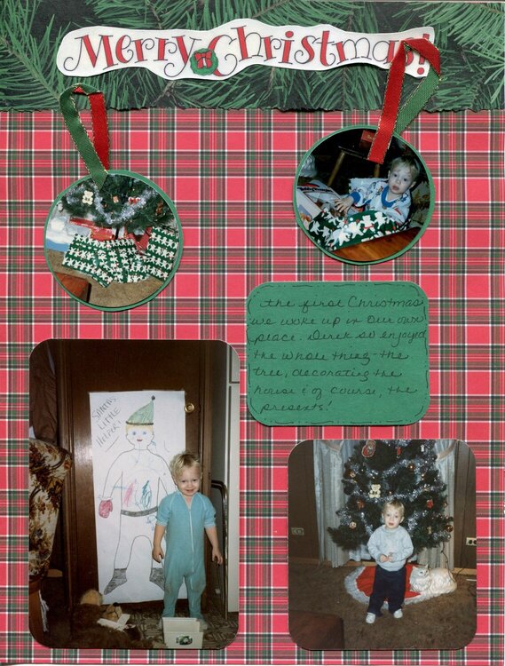 Christmas&#039; Gone By - 1987, Santa&#039;s little helper (Left page)