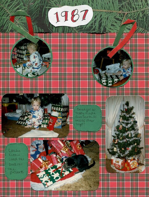 Christmas&#039; Gone By - 1987, Santa&#039;s Little Helper (Right page)