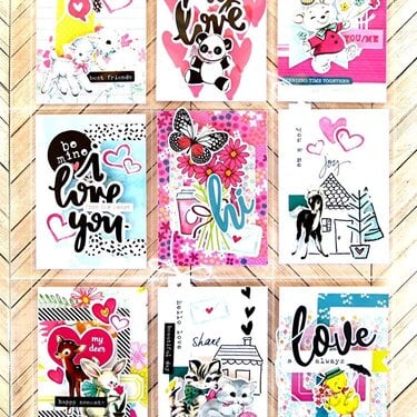 Valentine Minis Pocket Letter Style