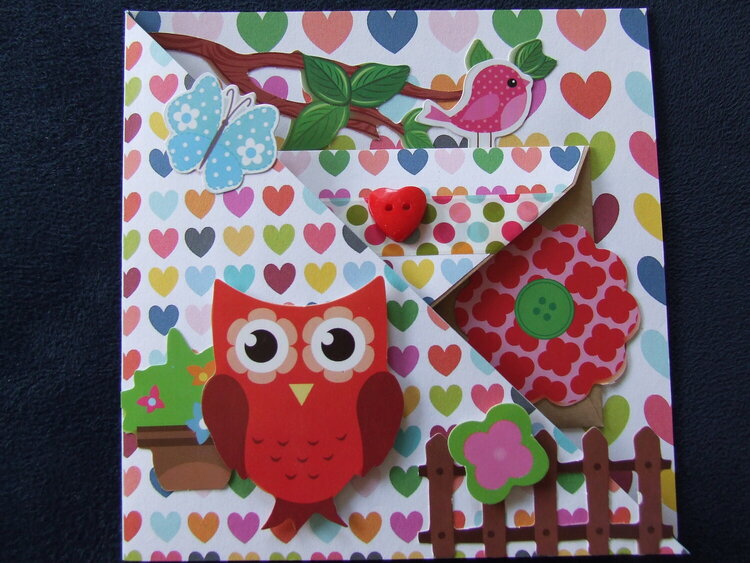 Card with mini envelope