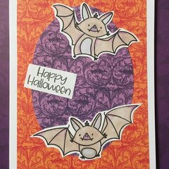Bat Flying for Halloween