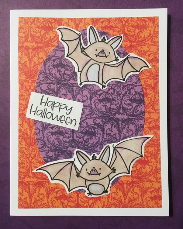Bat Flying for Halloween