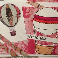 Sending hugs (hot air balloons)