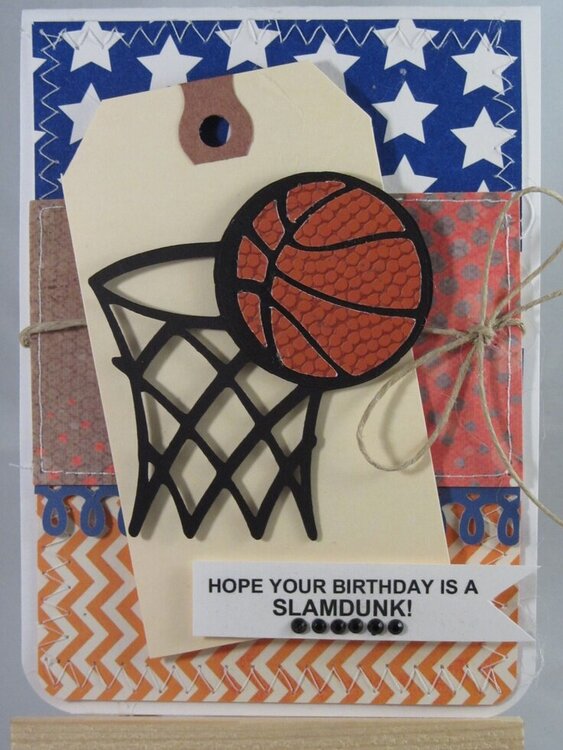 Basketbally Birthday Card