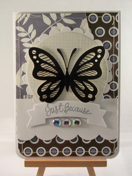 Just Because Butterfly Card