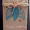 Rustic Masculine Birthday Card