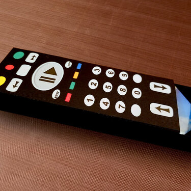 3D Remote Control Gift Card Box