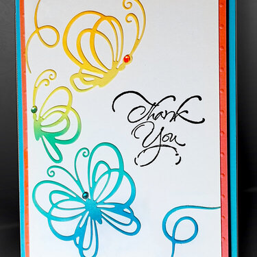 Blended Butterflies Card