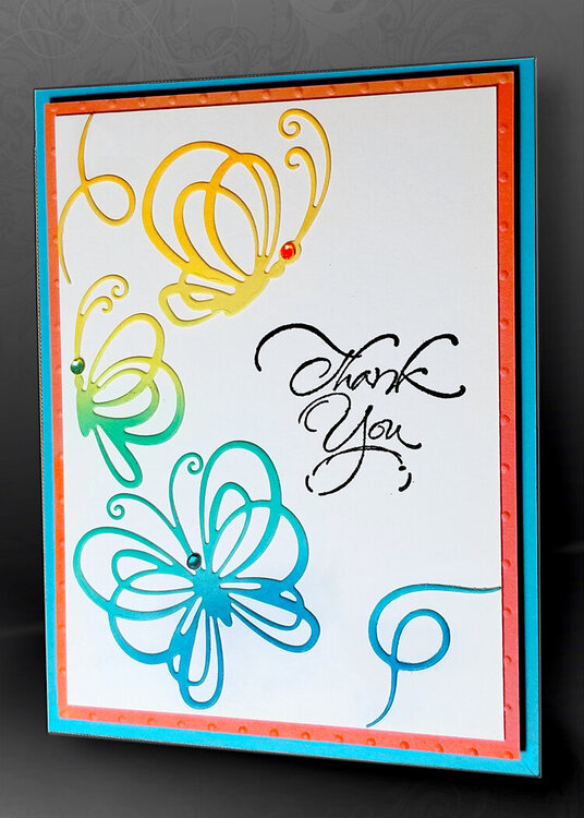 Blended Butterflies Card