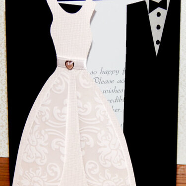 Bride & Groom with Gift Card Holder (Front)
