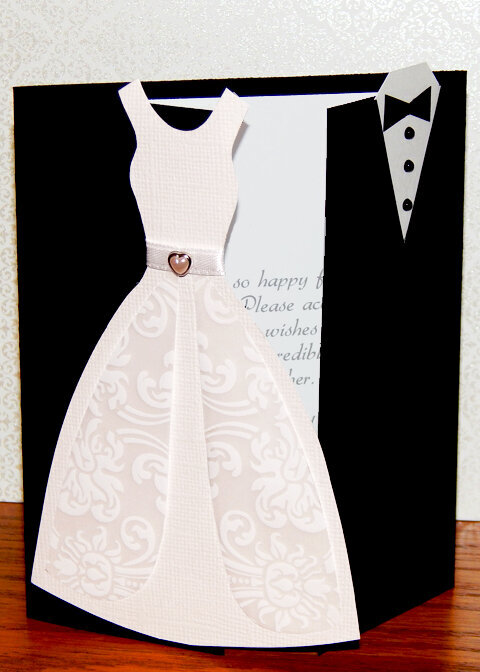 Bride &amp; Groom with Gift Card Holder (Front)