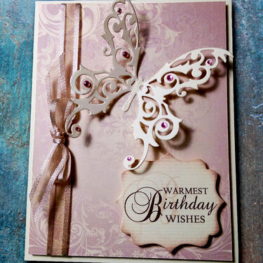 Elegant Butterfly Birthday Card
