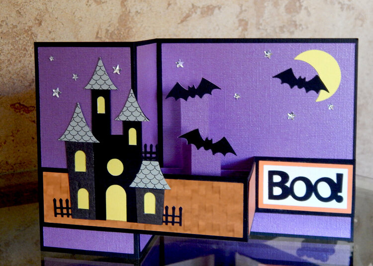 Haunted House Pop-up Card