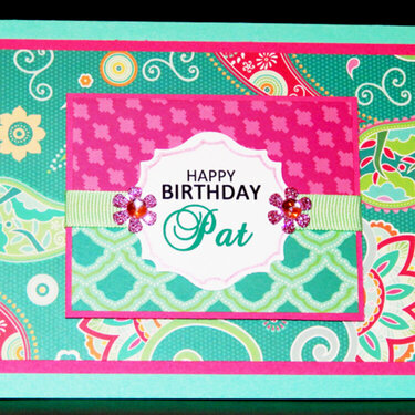 Multi-Pattern Birthday Card