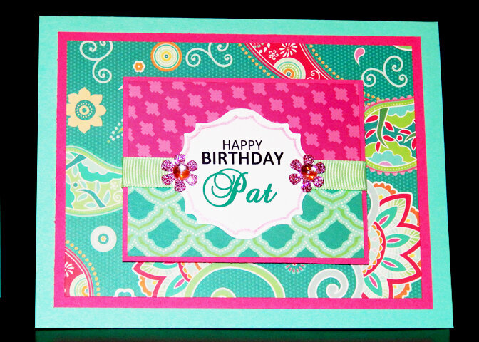 Multi-Pattern Birthday Card