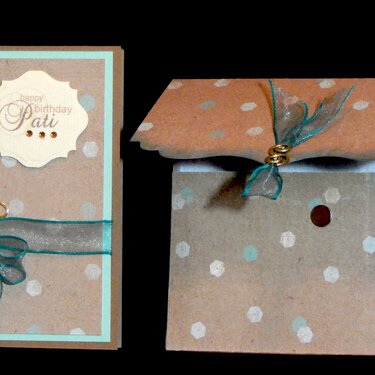 Birthday Card with Magnet-close Box-envelope