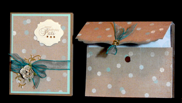 Birthday Card with Magnet-close Box-envelope