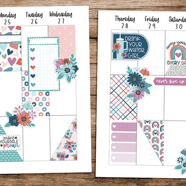 Planner Spread March 25-31
