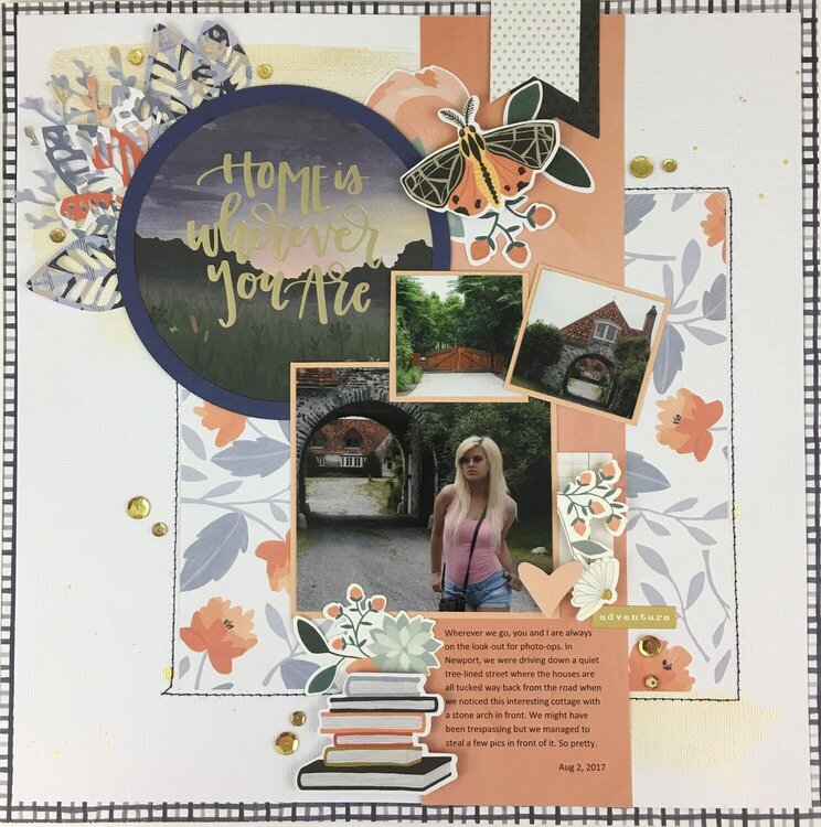 Home Is Wherever You Are Project Idea Scrapbook Home is wherever you are project idea scrapbook
