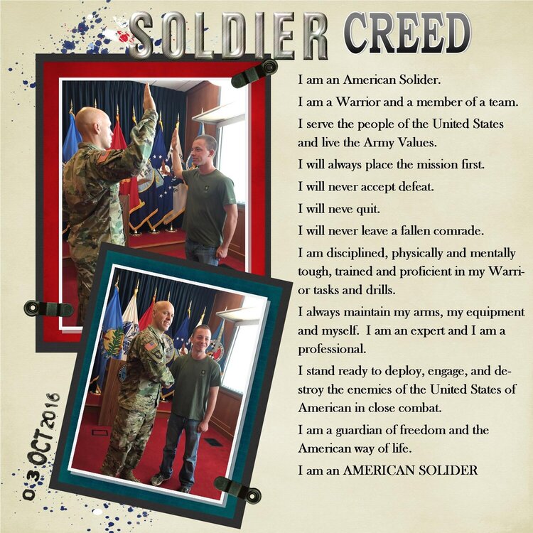 Soldiers Creed -Swear In(pg 1 of 2)