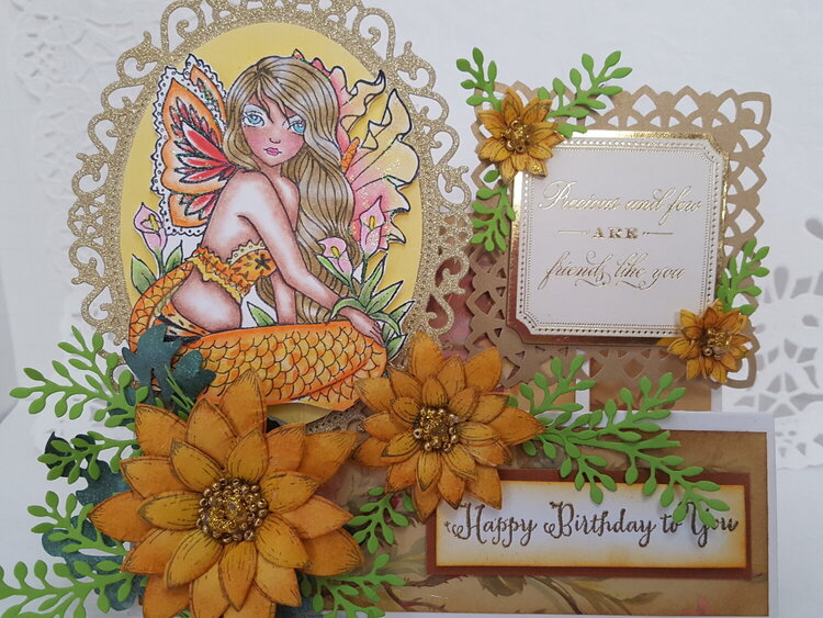 mermaid greeting card