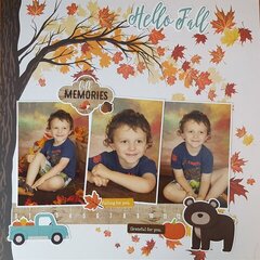 Hello Fall- Preschool Pictures