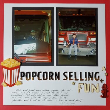 Scout Popcorn Selling