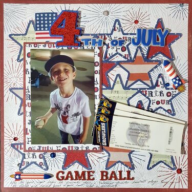 4th of July- Game Ball