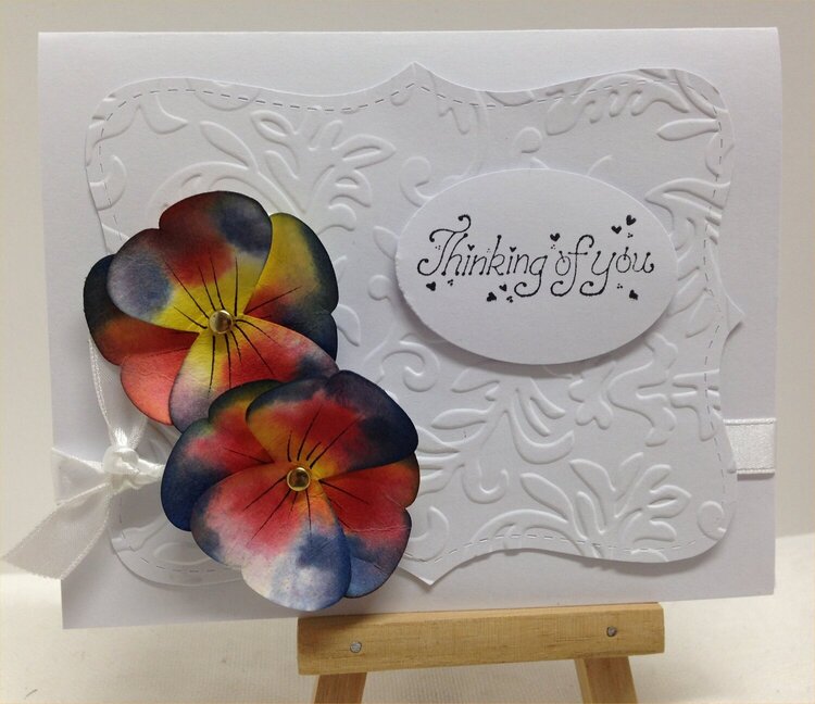 Pansy card