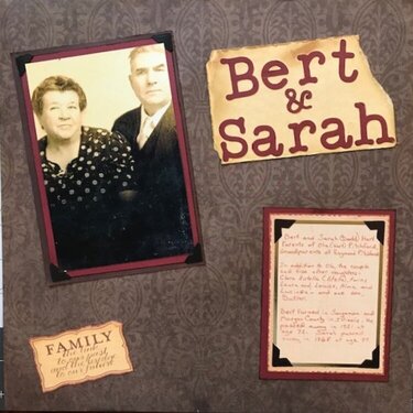 Bert &amp; Sarah