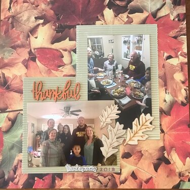 Thankful - Thanksgiving 2018