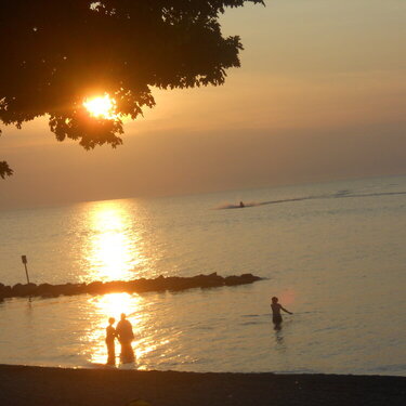 Sunset On Lake Erie