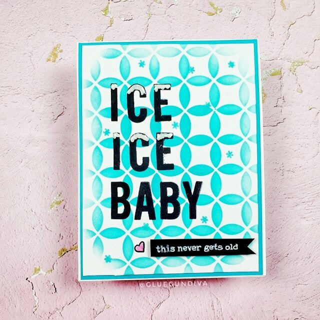 Ice Ice Baby Card