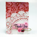 Doily Thank You Card