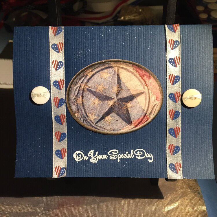 B/Day Card 1 (Independence Day contest Entry)