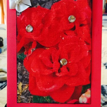 Photo Floral Card #1