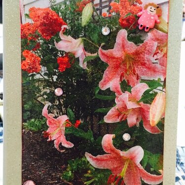 Floral Photo Card #8