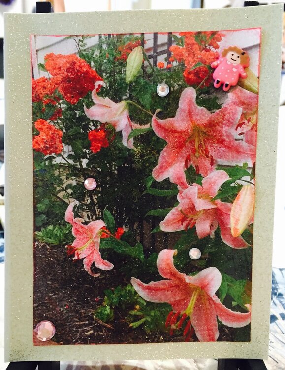 Floral Photo Card #8