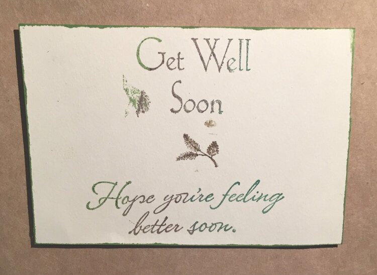 Get Well inside