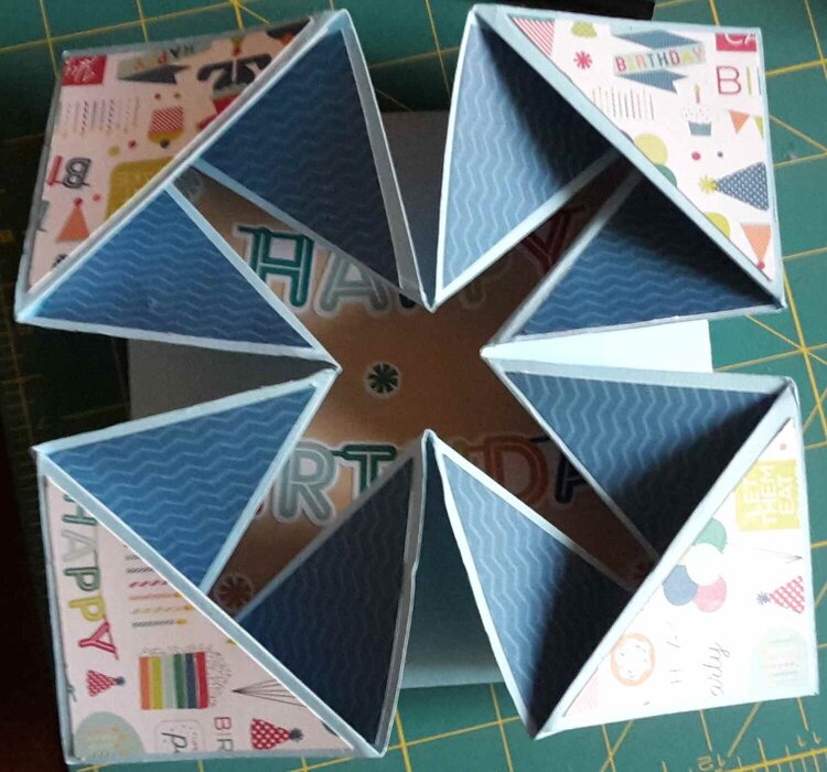 napkin fold card