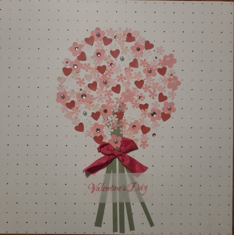 Valentine&#039;s Day wall hanging