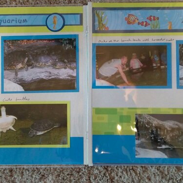 Aquarium layout pages 1 and 2